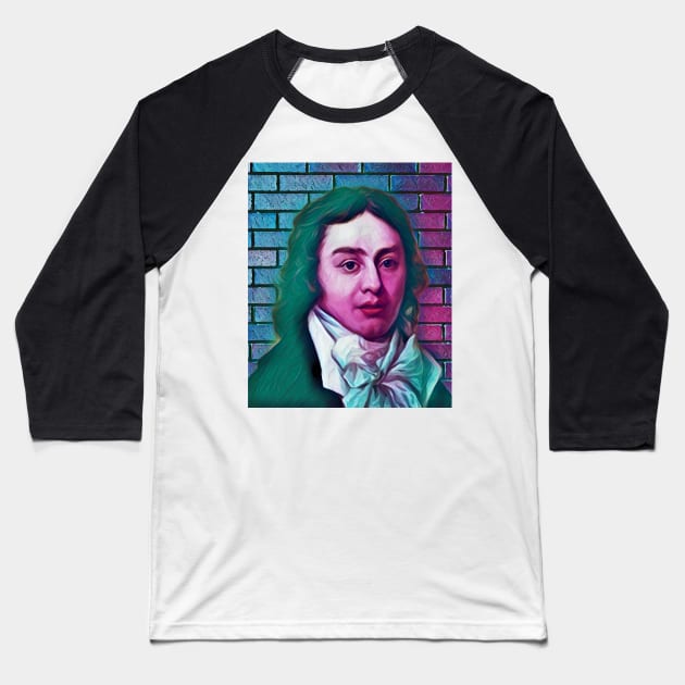 Samuel Taylor Coleridge Portrait | Samuel Taylor Coleridge Artwork 6 Baseball T-Shirt by JustLit